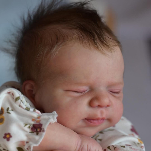 Real baby puppe - baby, 48