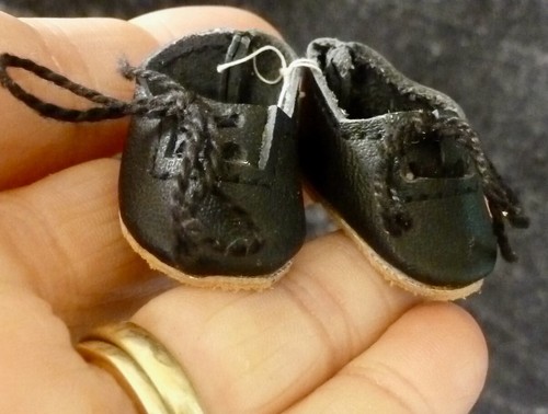 Winzige 32mm echtlederschuhe - winzige,