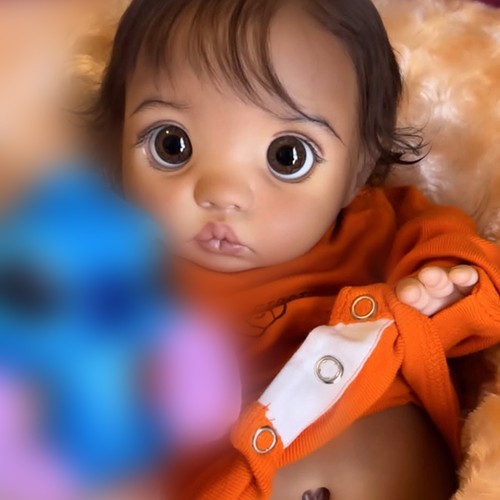 Real dark skin toddler - real,
