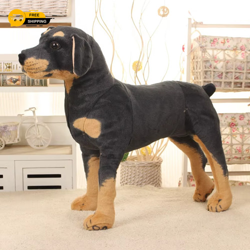 Lebensechter hund plüschtier - lebensechter,